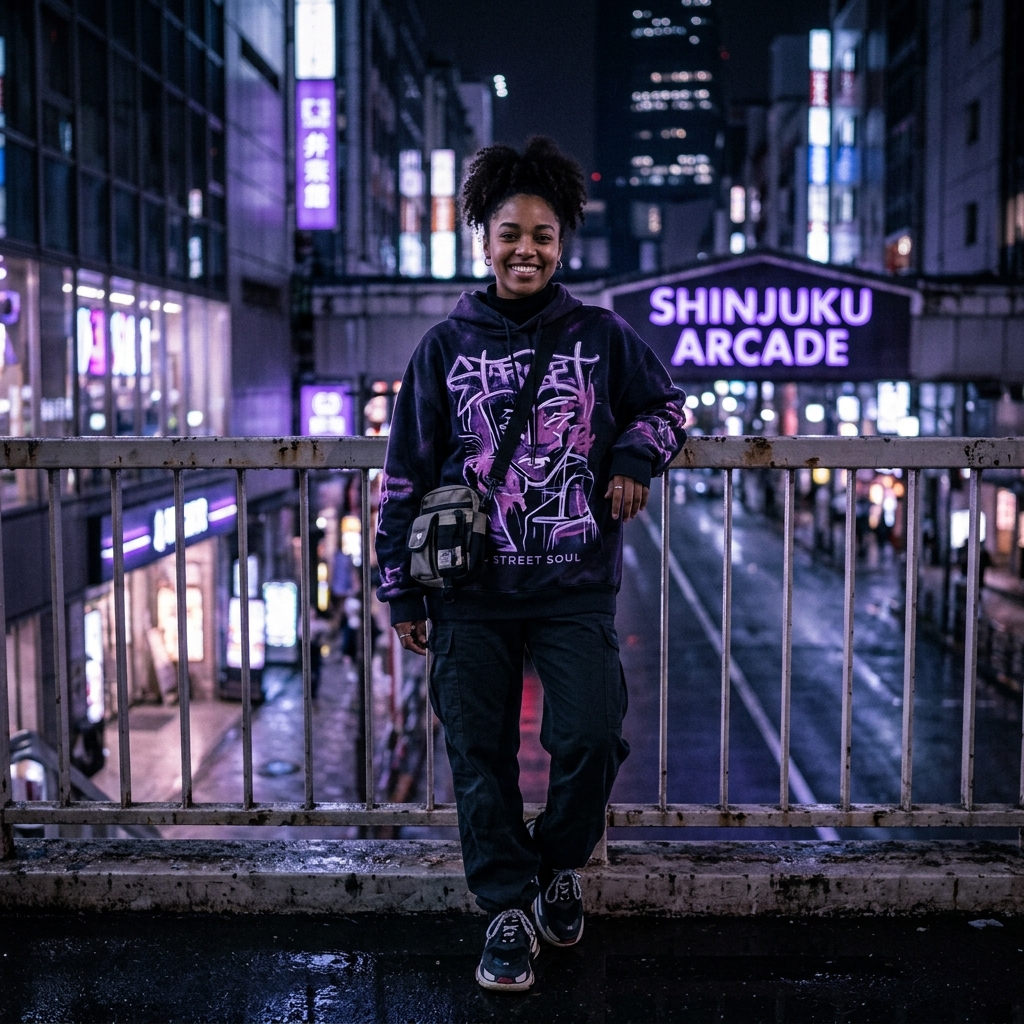 Creator wearing Printaara merch